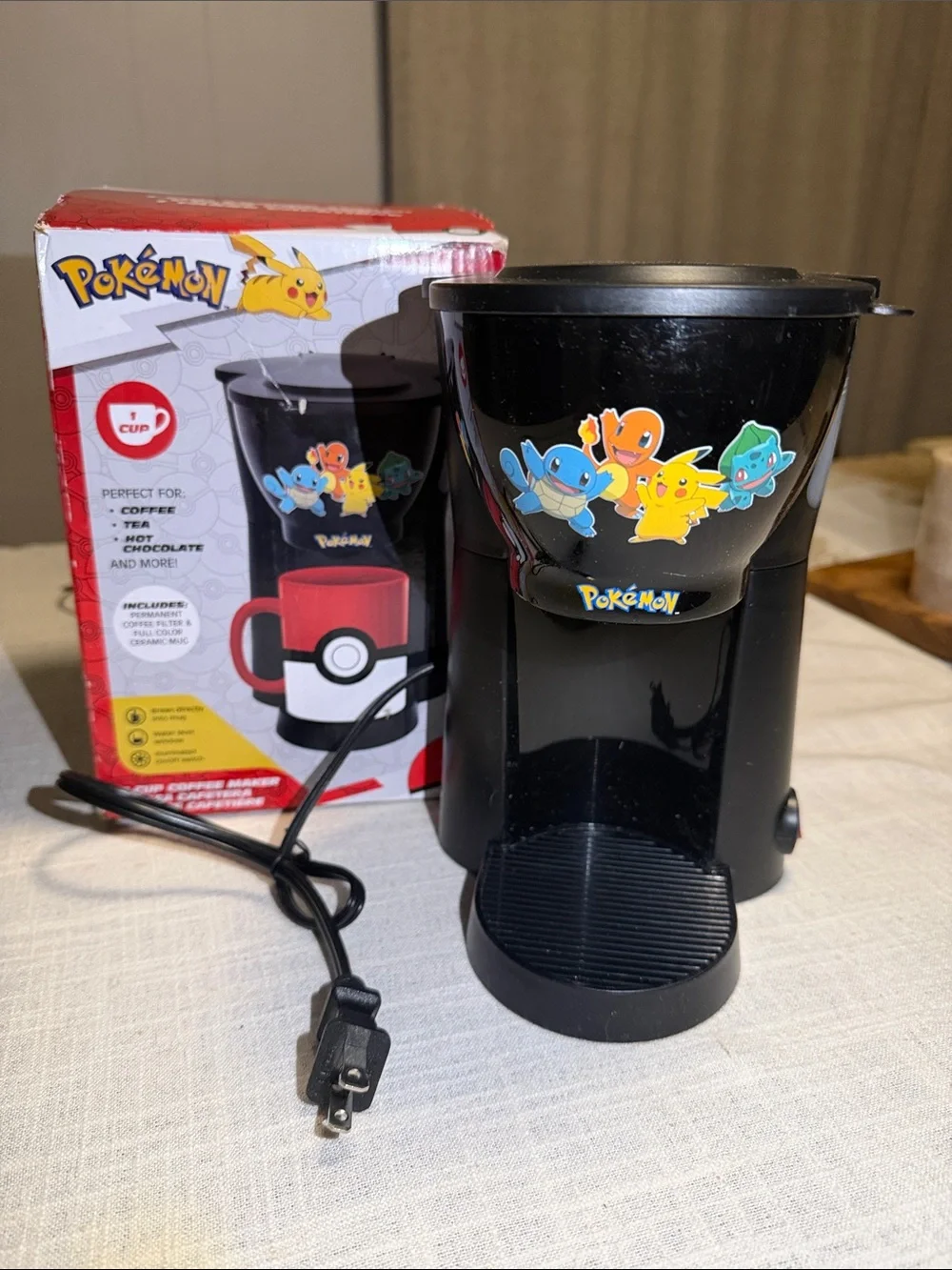 Pokemon 1-Cup Coffee Maker MUG NOT INCLUDED